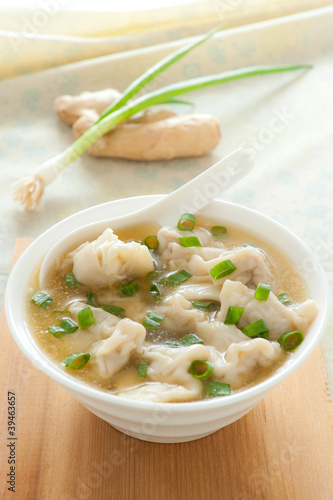 Photo: Asian wonton soup Asian wonton soup