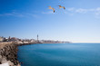 Scenic view of atlantic ocean in Cadiz.