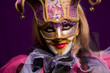 woman in venetian mask