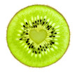 Heart of a Kiwi / Super Macro /  back lit