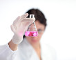 Photo: Researcher working with chemicals Researcher working with chemicals