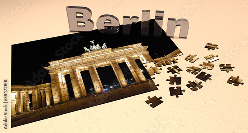 Illustration: 3D Puzzle - Berlin 3D Puzzle - Berlin