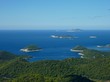 The island Lastovo in Croatia with a view at the Adriatic sea The island Lastovo in Croatia with a view at the Adriatic sea