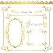 gold frame set