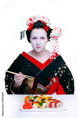 Foto: geisha and sushi geisha and sushi