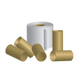 Vector illustration of toilet paper
