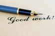 Good work