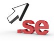 3D Domain se mit Pfeil