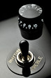 detail of electric guitar