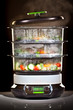 Photo: Healthy cooking, steam cooker with vegetables Healthy cooking, steam cooker with vegetables