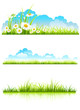 Collection of green grass