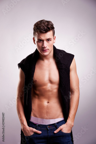 Photo: Handsome athletic young man posing Handsome athletic young man posing