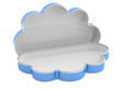 Cloud case concept. 3D model