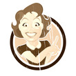 Vector: hausfrau hausfrau