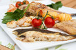 Grilled seafood