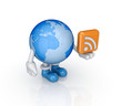 RSS concept. RSS concept.