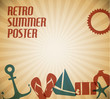 Vector summer poster
