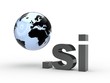 3D Domain si mit Weltkugel