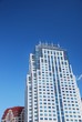Skyscraper over blue sky
