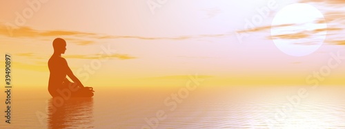 Illustration: Hazy meditation Hazy meditation