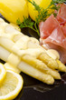 Spargel, Schinken und Sauce Hollandaise