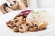 Mushrooms with rice Mushrooms with rice