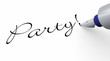 Stift Konzept - Party! Stift Konzept - Party!