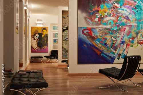 Illustration: In der Bildergalerie III In der Bildergalerie III
