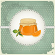 Vintage Postcard - Orange Jam