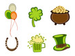St.Patrick's Day symbols.Vector illustration.