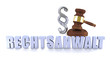 Rechtsanwalt - Paragraph - Richterhammer