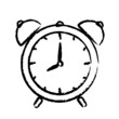 Vector illustration of alarm clock