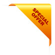 Special offer vector corner