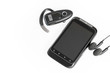 smartphone with accessories