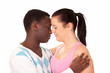 Photo: Loving mixed couple in romantic embrace Loving mixed couple in romantic embrace