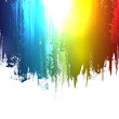 Gradient paint splashes background. Vector eps10 effect