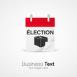vecteur, calendrier élection