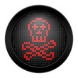 Illustration: button led totenkopf I button led totenkopf I