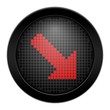 button led pfeil nach unten rot I