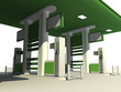 gas station 3d