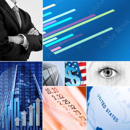 Foto: USA business collage USA business collage