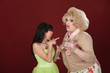 Funny Ladies Gossiping