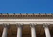 Exterior of St Georges Hall, Liverpool, UK.