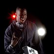Young black music producer