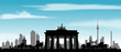 Berlin Skyline mit Himmel