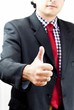 Foto: Businessman with thumbs up gesture Businessman with thumbs up gesture