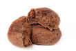 fresh bread on a white background