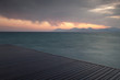 Palm Beach sunset in French Riviera
