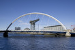 Foto: Glasgow waterfront with squinty bridge Glasgow waterfront with squinty bridge