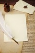 Vintage letter concept.